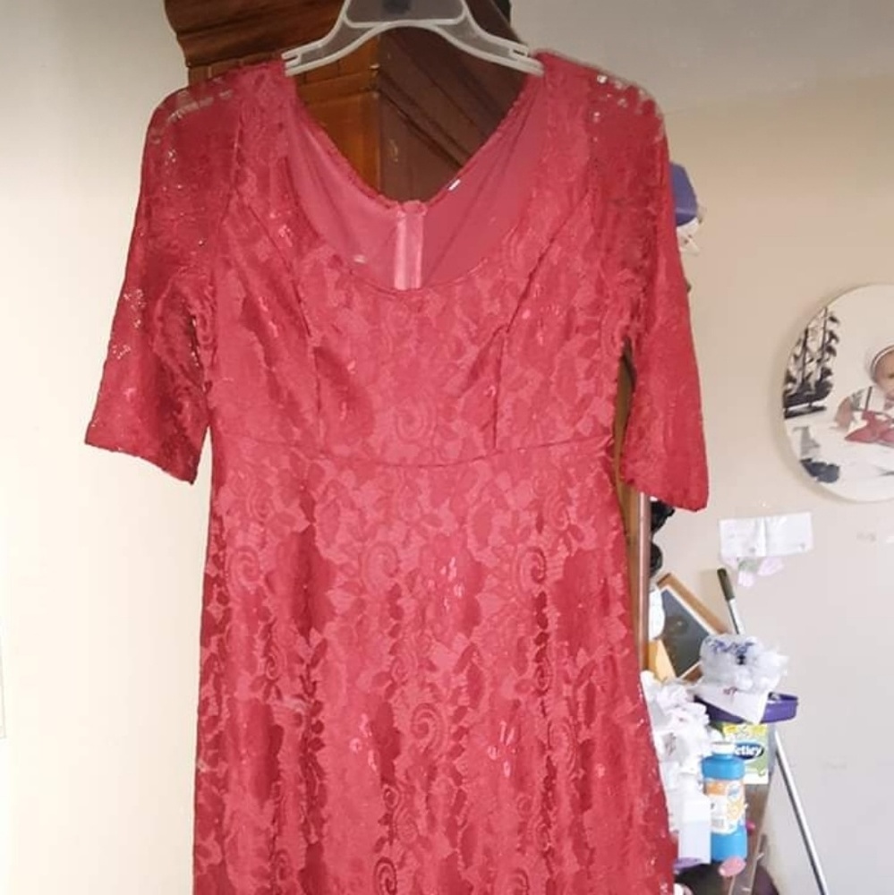 Red dress